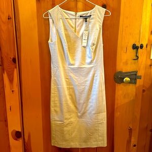 Sheath dress. Beige pattern (Biscotti pattern). Size 4. New with tags.